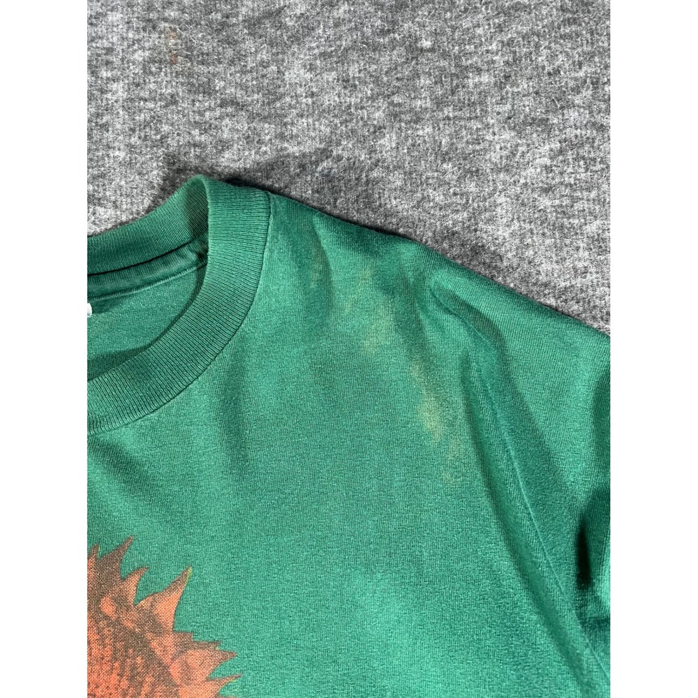 Vintage 90s 311 Sunflower Band T-Shirt XL Green Hanes Heavyweight Made in USA - Picture 8 of 8